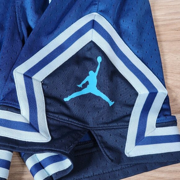 Nike Air Jordan Sport Diamond Shorts Mens Size Medium Blue Basketball DH9075-493 - Picture 4 of 14